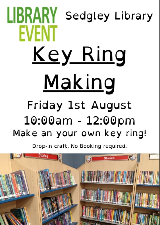 Sedgley Library - Key Ring Making